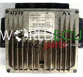 ECU ENGINE CONTROLLER CITROEN C3 1.4 HDI DDCR R0411C023B 81110C, PSA 9654505580, 96 545 055 80, F6B19A01 DV4DC