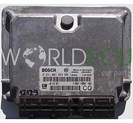 CENTRALINA MOTORE OPEL  ASTRA VECTRA ZAFIRA 2.0 DTL DTH X20DTL X20DTH Y20DTH 90133267 CQ, 09 133 267 CQ, BOSCH 0281001869 , 0 281 001 869, 9240046, 92 40 046, 1237984, 12 37 984