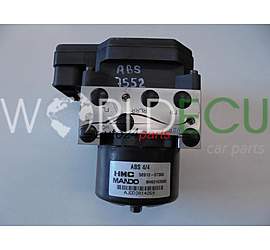 POMPE HYDRAULIQUE ET CALCULATEUR d'ABS KIA 5891007300 BH60103500 5WY7401B