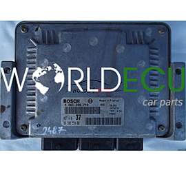 CENTRALINA DO MOTORE PEUGEOT 406 3.0 9638855480 BOSCH 0261206740 ME7.4.6 37