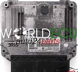 CENTRALINA MOTORE AUDI A3, VOLKSWAGEN, SKODA, SEAT LEON 1.9 TDI, BOSCH 0 281 012 262, 0281012262, 03G 906 021 AA, 03G906021AA