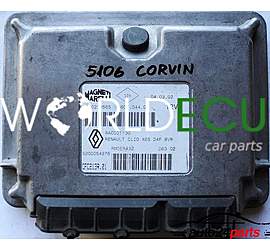CALCULATEUR MOTEUR RENAULT CLIO 8200230585, 8200054976, 1660704400, 16607.044.00, CFC213R.01, CFC213R01