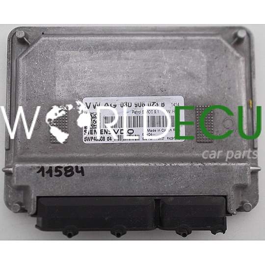 CENTRALINA MOTORE VW VOLKSWAGEN FOX 1.4 03D906023B, 03D 906 023 B, SIEMENS VDO 5WP40508 04, 5WP4050804