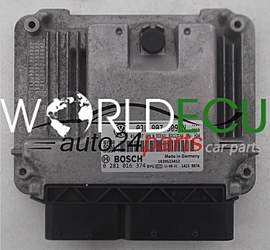 CENTRALINA MOTORE VW VOLKSWAGEN PASSAT CC 2.0 TDI, BOSCH 0 281 016 374, BOSCH 0281016374, 03L 907 309 N, 03L907309N