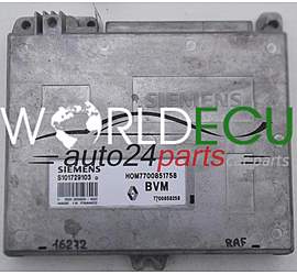 CALCULATEUR MOTEUR RENAULT CLIO 1.2 SIEMENS S101729103 P, S101729103P, HOM7700851758, 7700864476