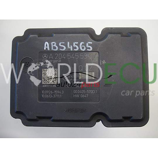 ABS POMPA CENTRALINA MERCEDES BENZ A2044312412, 10.0212-0201-4, 10021202014, A2045455332
