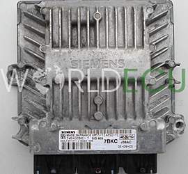 Calculateur Moteur FORD FOCUS C-MAX SIEMENS 5WS40286C-T, 5WS40286CT, FoMoCo 6M51-12A650-TC, 6M5112A650TC, 7BKC, SID 803
