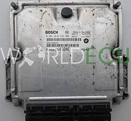 Centralina motore CHRYSLER PT CRUISER 2.2 CRDI BOSCH 0 281 010 292, 0281010292, P05033032AE, YM2AA