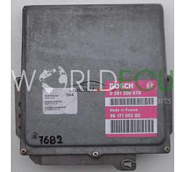 Centralina motore PEUGEOT 306/405 1.6, BOSCH 0 261 200 678, BOSCH 0261200678, 96 171 502 80, 9617150280