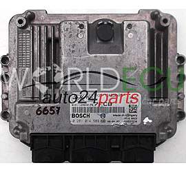 Calculateur Moteur FORD FIESTA 1.6 TDCI BOSCH 0 281 014 989, 0281014989, 8V2112A650PB, 8V21-12A650 - PB