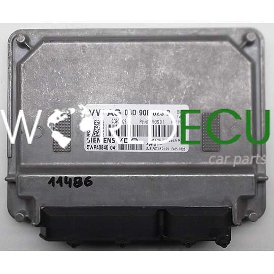 БЛОК УПРАВЛЕНИЯ ДВИГАТЕЛЕМ  VW VOLKSWAGEN SKODA 03D906023B, 03D 906 023 B, SIEMENS VDO 5WP40840 04