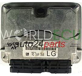 Motorsteuergerät ECU Steuergerät OPEL VECTRA 2.0 DTI X20DTH BOSCH 0281001634, 0 281 001 634, 90569348, 90 569 348 LG