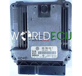 CENTRALINA MOTORE VW VOLKSWAGEN GOLF 2.0 TDI 03G906016T, 03G 906 016 T BOSCH 0281011956, 0 281 011 956 DIESEL EDC16U1 7001 1039S0545