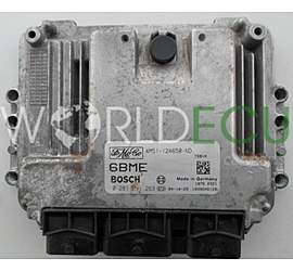 Engine control unit - ECU controllers FORD FOCUS C-MAX 1.6 TDCI BOSCH 0 281 011 263, 0281011263, FoMoCo 4M51-12A650-ND, 4M5112A650ND, 6BME