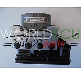 ABS POMPA CENTRALINA VOLKSWAGEN SKODA 3Q0614517S 3Q0907379S