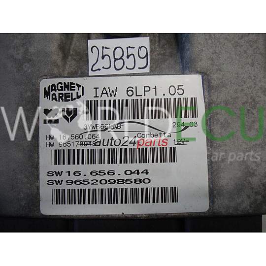 Centralita de motor UCE CITROEN IAW6LP1.05 9652098580