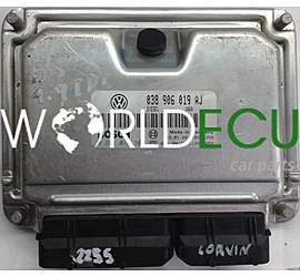 CENTRALINA MOTORE VW VOLKSWAGEN PASSAT 1.9 TDI ATJ 038906019AJ, 038 906 019 AJ, BOSCH 0 281 010 303, 0281010303, DIESEL 1060, 28SA4358