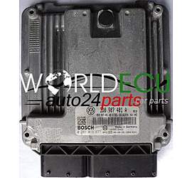 CENTRALINA MOTORE VW VOLKSWAGEN PHAETON 3.0 TDI 3D0907401A, 3D0 907 401 A, 8E0907401AB, 8E0 907 401 AB BOSCH 0281013677, 0 281 013 677