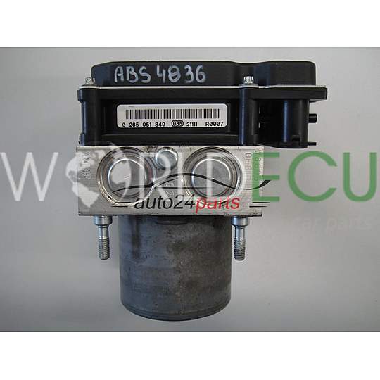 Abs Pump Module NISSAN BOSCH 0265252020, 47660BB50A, 0265951849