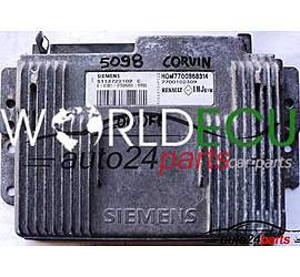 ECU CENTRALITA DE MOTOR RENAULT LAGUNA 2.0 SIEMENS S113722102C, S113722102 C, HOM7700868314 HOM 7700868314, 7700102309