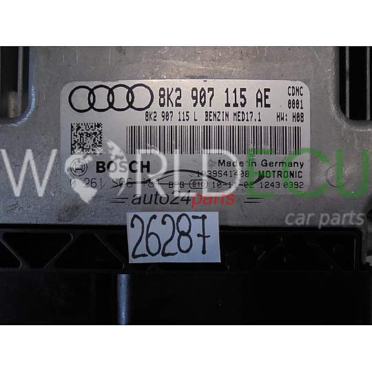Calculateur Moteur AUDI 0261S06181 8K2907115AE