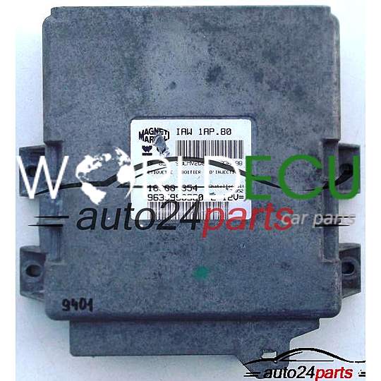 CENTRALINA DO MOTORE PEUGEOT 206 1.1 MAGNETI MARELLI IAW 1AP.80, IAW1AP80, 16300.354, 16300354, 9635990980 E