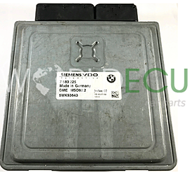 CENTRALINA MOTORE BMW E87 E90 SIEMENS 5WK93643, 12147583225, DME 7 583 225, 7583225, DME MSD80.2, DME7583225
