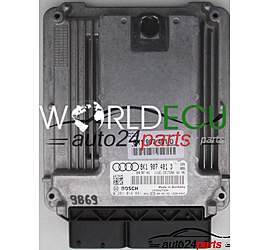 ECU ENGINE CONTROLLER AUDI A4 A5 A6 3.0 TDI BOSCH 0 281 014 881, 0281014881, 8K1 907 401 D, 8K1907401D