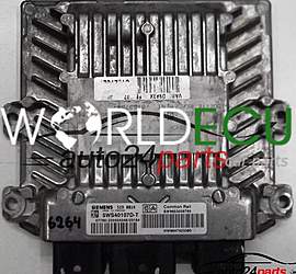 ECU ENGINE CONTROLLER CITROEN PEUGEOT 2.0 HDI 5WS40107D-T, SW9653059780, HW9647423380