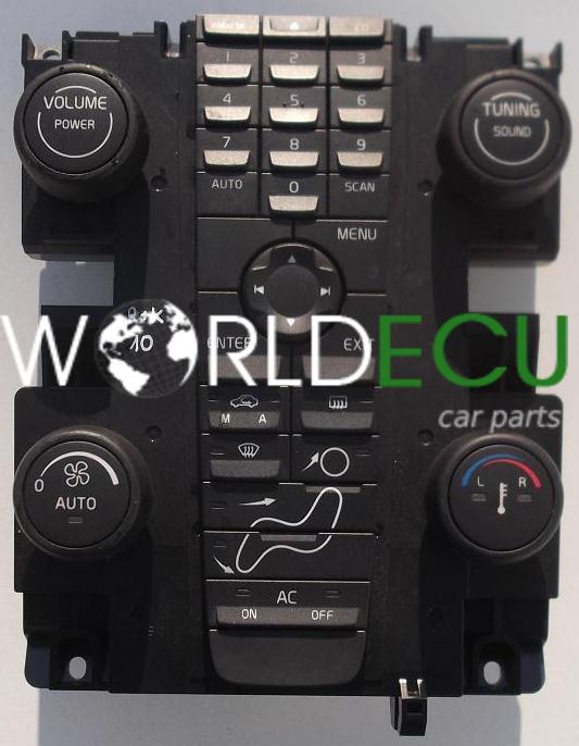 CONTROL PANEL CD RADIO CLIMATRONIC VOLVO V50 S40 8697155 / 04W031 ...