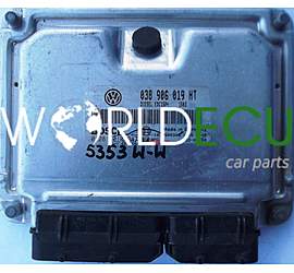 MOTORSTEUERGERÄT ECU STEUERGERAT SEAT IBIZA 1.9 TDI 038 906 019 HT, 038906019HT, BOSCH 0 281 010 947, 0281010947, DIESEL EDC15P+ 1503 1039S00316