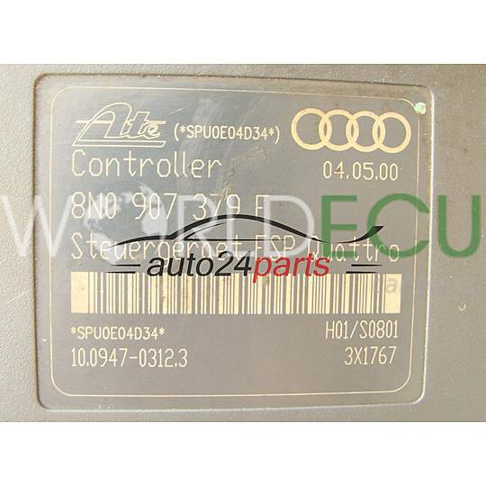 ABS POMPA CENTRALINA AUDI 8N0614517C, 10.0399-2471.4, 10039924714, 8N0907379E