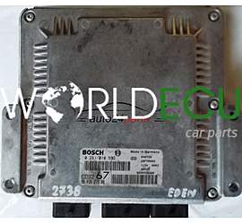 CENTRALINA DO MOTORE PEUGEOT 406 2.0 HDI BOSCH 0281010593, 0 281 010 593, 9643527380, 96 435 273 80, 9640938680, EDC15C2 67