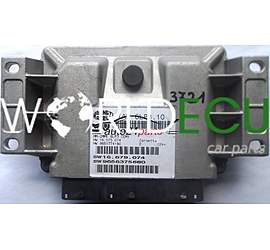 CENTRALINA DO MOTORE PEUGEOT 407 2.2 IAW6LP3.10, IAW 6LP3.10, HW 9651774180, 16575074, 16.575.074, SW 9656375680, 16679074, 16.679.074