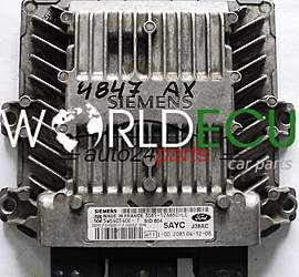 CENTRALINA DO MOTORE FORD FIESTA 1.4 TDCI 3S6112A650LC, 3S61-12A650-LC SIEMENS SID 804 5AYC J38AC 5WS40140E-T