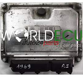 MOTORSTEUERGERÄT ECU STEUERGERAT SEAT IBIZA CORDOBA 1.6 6K0 906 032 Q, 6K0906032Q, BOSCH 0 261 206 836, 0261206836, 26SA0000