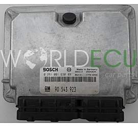 CENTRALINA MOTORE 2.0 DTL X20DTL X20DTH OPEL ASTRA VECTRA ZAFIRA 90543923, 90 543 923, BOSCH 0281001630 , 0 281 001 630, 6237696, 62 37 696