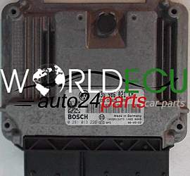 ECU ENGINE CONTROLLER VW VOLKSWAGEN GOLF 1.9 TDI 03G906021KH, 03G 906 021 KH, BOSCH 0 281 013 226, 0281013226, DIESEL EDC16U34 9245, 1039S16960