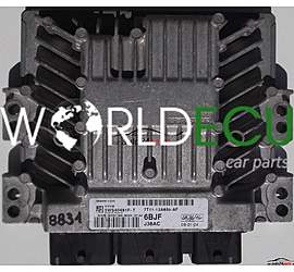 MOTORSTEUERGERÄT ECU STEUERGERAT FORD FOCUS S-MAX, SIEMENS 5WS40481F-T, 5WS40481FT, 7T11-12A650-AF 6BJF, 7T1112A650AF, J38AC, SID206