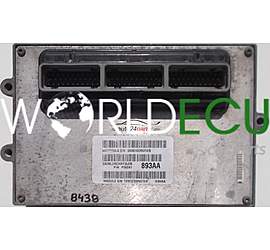 CENTRALINA MOTORE JEEP GRAND CHEROKEE 3.1 TD MOTOROLA 06A0100R6TWB, P56041 893AA, P56041893AA, 893AA, WB4AA