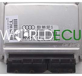 ECU ENGINE CONTROLLER AUDI A4 2.0 BOSCH 0 261 208 691, 0261208691, 8E0 909 557 S, 8E0909557S, ME7.5