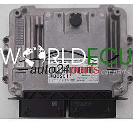 MOTORSTEUERGERÄT ECU STEUERGERÄT FORD FOCUS BOSCH 0 261 S10 892, 0261S10892, FoMoCo CV61-12A650-AFG, CV6112A650AFG, CV6A-12B684-BB, CV6A12B684BB, WHFO