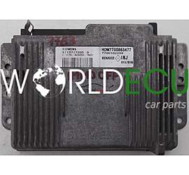 CALCULATEUR MOTEUR RENAULT LAGUNA 2.0, S113717205 B, S113717205B, HOM7700863477, 7700102299