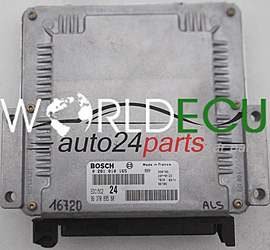 ECU ENGINE CONTROLLER CITROEN XANTIA PEUGEOT 406 2.0 HDI BOSCH 0 281 010 165, 0281010165, 96 370 895 80, 9637089580, EDC15C2 24