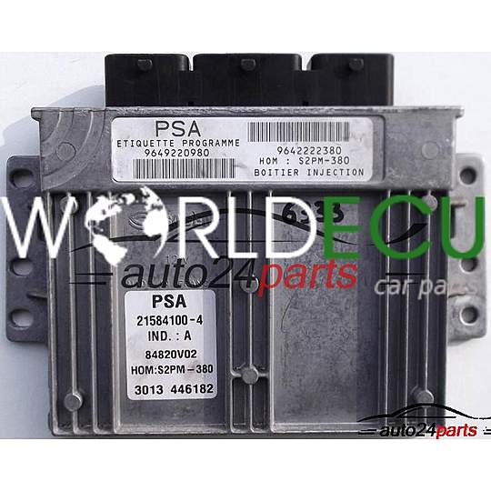 ECU ENGINE CONTROLLER CITROEN C3 1.4 21584100-4, 9649220980, 84820V02, 9642222380