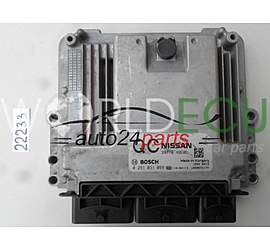 Engine control unit - ECU controllers NISSAN X-TRAIL BOSCH 0 281 031 099, 0281031099, 23710 4BE0D, 237104BE0D