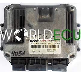 CALCULATEUR MOTEUR RENAULT ESPACE 2.2 DCI BOSCH 0281011724, 0 281 011 724, 8200311550 8200384493 1039S04018