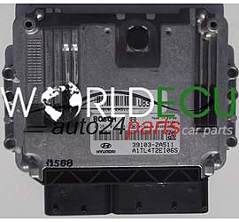 ECU ENGINE CONTROLLER HYUNDAI GETZ 1.5 CRDI BOSCH 0 281 013 141, 0281013141, 39103-2A511, 391032A511, A1TL4T2EI06S