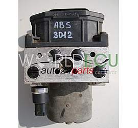 POMPE HYDRAULIQUE ET CALCULATEUR d'ABS RENAULT SCENIC MEGANE BOSCH 0 265 225 107, 0265225107, 8200090690, 0265950046