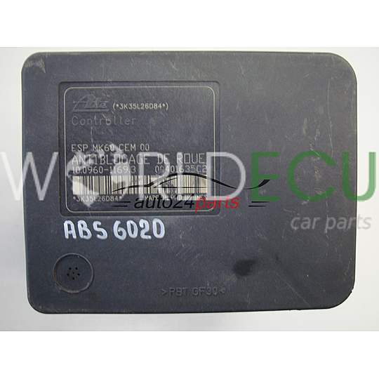 ABS POMPA CENTRALINA PEUGEOT 9661691380 10.0960-1169.3 10096011693